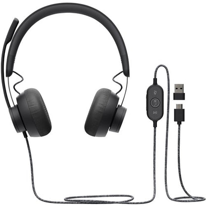 Logitech Zone Headset - Stereo - USB Type C