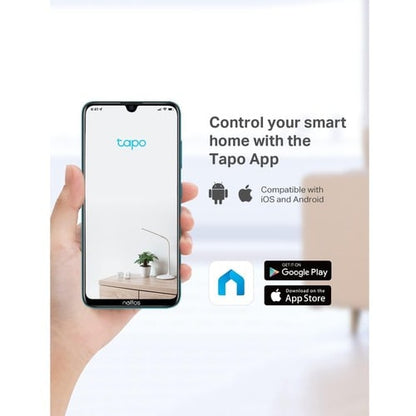 Cámara de red Tapo C100 de 2 megapíxeles para interiores Full HD - Color - Blanco - 30 pies (9,1