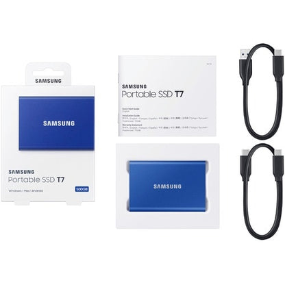 1TB USB 3.2 GEN. 2 T7 PORTABLE SSD BLUE