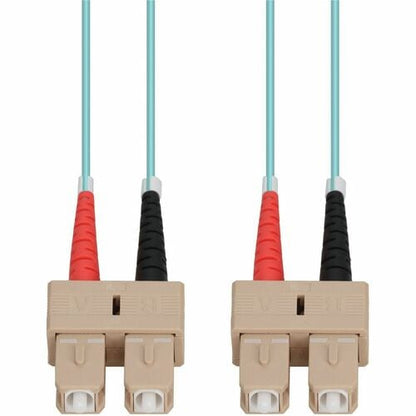 AddOn 1m SC to SC Aqua OM4 Duplex OFNP (Plenum