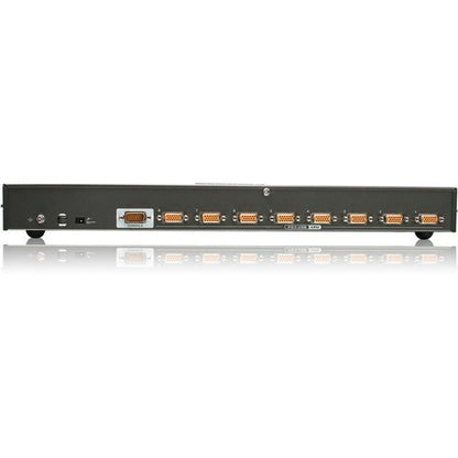 COMMUTATEUR KVM VGA COMBO USB PS/2 8 PORTS AVEC ADAPTATEUR DISPLAYPORT VERS VGA