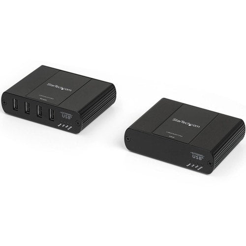 Extensor USB 2.0 de 4 puertos StarTech.com a través de concentrador de red Ethernet/IP (hasta 100 m)