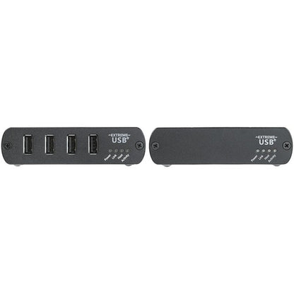 Extensor USB 2.0 de 4 puertos StarTech.com a través de concentrador de red Ethernet/IP (hasta 100 m)