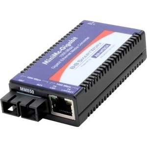 Convertidor de medios miniatura Advantech B+B SmartWorx 10/100/1000Mbps - 1 x Red (RJ