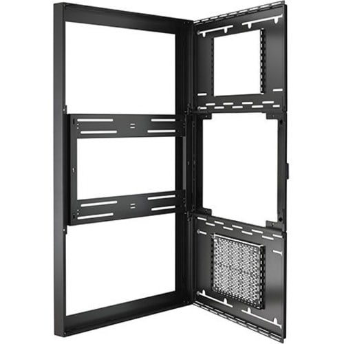 Chief Impact On-Wall Kiosk - Portrait 75" Black