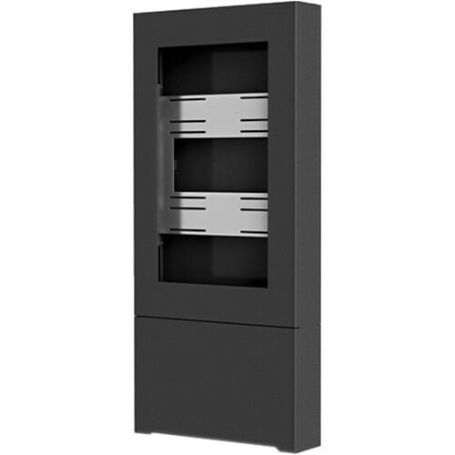 Chief Impact Floor Mounted Kiosk, Portrait 49" Bla