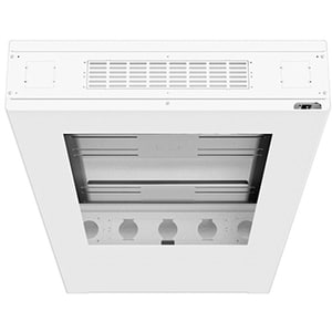 Chief Impact Floor Mounted Kiosk, Portrait 49" Whi