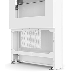 Chief Impact Floor Mounted Kiosk, Portrait 49" Whi