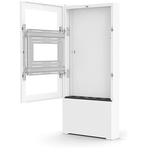 Chief Impact Floor Mounted Kiosk, Portrait 49" Whi