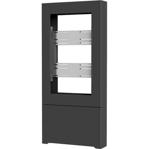 Chief Impact Floor Mounted Kiosk, Portrait 50" Bla