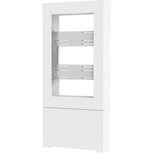 Chief Impact Floor Mounted Kiosk, Portrait 50" Whi