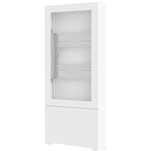 Chief Impact Floor Mounted Kiosk, Portrait 55" Whi
