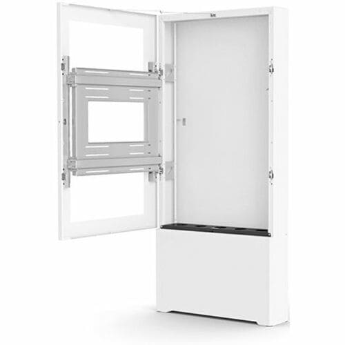 Chief Impact Floor Mounted Kiosk, Portrait 55" Whi