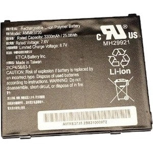 Zebra 8 in. Tablet Internal Battery - For Notebook - Battery Rechargeable - 3300