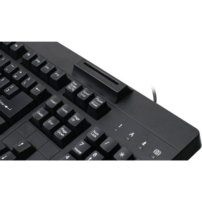 Lector CAC/Teclado integrado IOGEAR - Conectividad por cable - Interfaz USB 2.0 tipo A