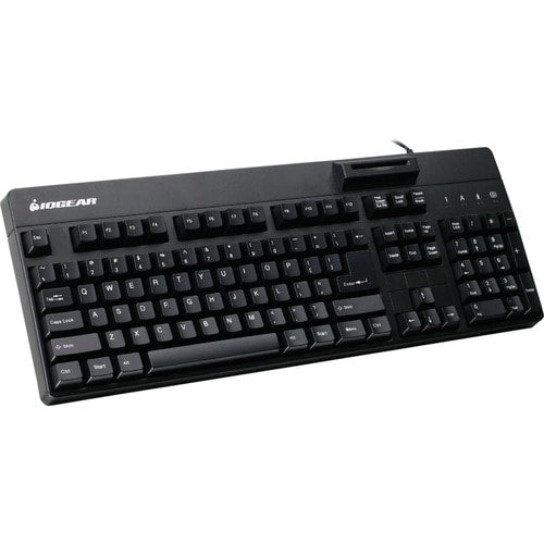 Lector CAC/Teclado integrado IOGEAR - Conectividad por cable - Interfaz USB 2.0 tipo A