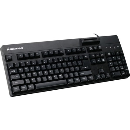 Lector CAC/Teclado integrado IOGEAR - Conectividad por cable - Interfaz USB 2.0 tipo A