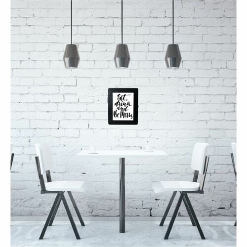 Soporte de pared con bloqueo CTA Digital Premium pequeño (negro) - Negro