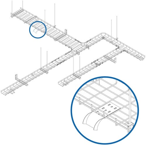 Clip de montaje SmartRack SRWBWTRFL de Tripp Lite by Eaton para bandeja de cables