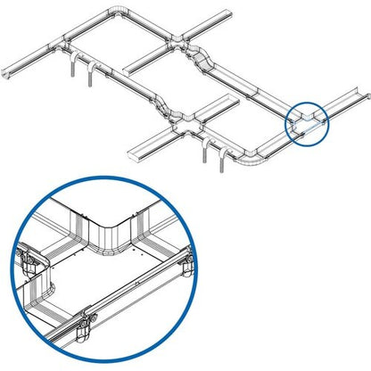 Tripp Lite by Eaton - Caja horizontal sin herramientas de 90 grados