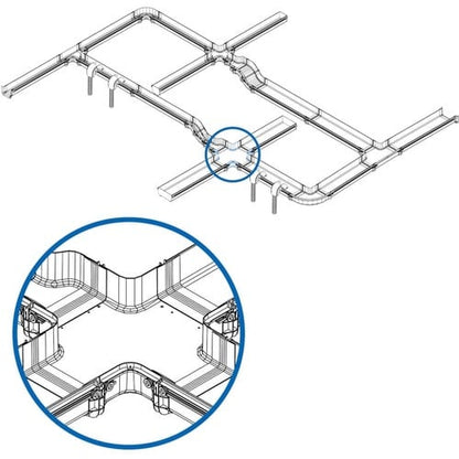 Tripp Lite de Eaton sin herramientas horizontal 4