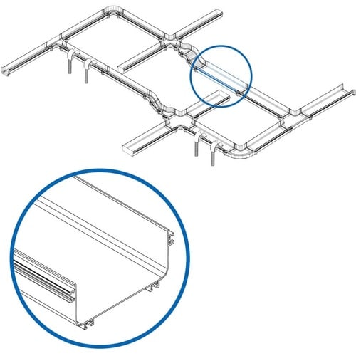 Tripp Lite by Eaton Straight Channel Section