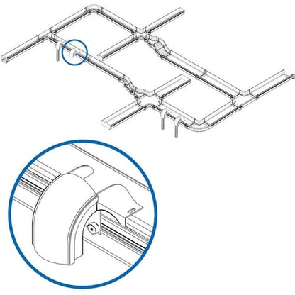 Kit adaptador de cascada móvil sin herramientas de Tripp Lite by Eaton para sistema de enrutamiento de fibra