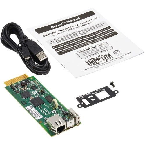 Carte accessoire de gestion Web Tripp Lite par Eaton WEBCARDLXMINI pour Se