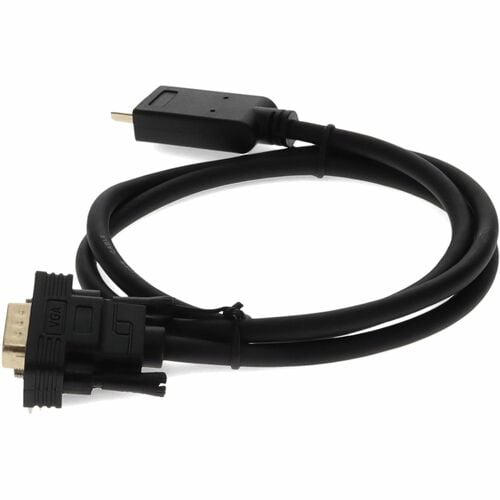 AddOn 6ft HDMI 1.3 Male to VGA Male Black Cable For Resolution Up to 1920x1200 (WUXGA)
