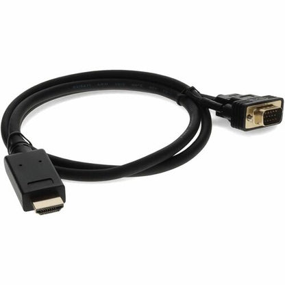 AddOn 6ft HDMI 1.3 Male to VGA Male Black Cable For Resolution Up to 1920x1200 (WUXGA)