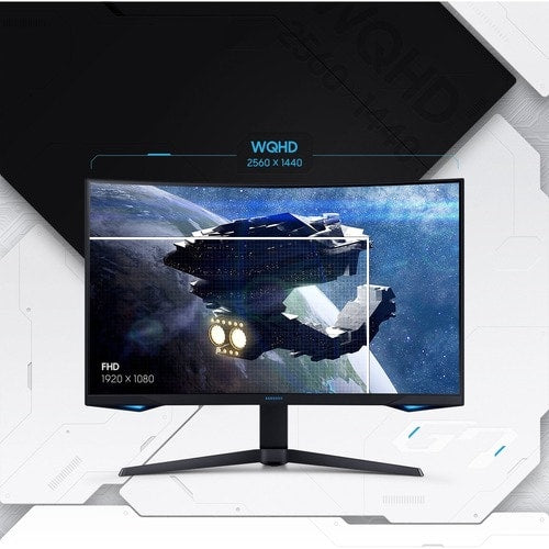 ODYSSEY G7 32IN CURVED QLED 2560X1440 2500 1 HDMI BLK 1MS