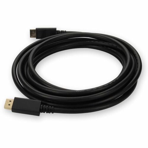 AddOn 15ft DisplayPort Male 1.4 to DisplayPort 1.4 Male Black Adapter Cable