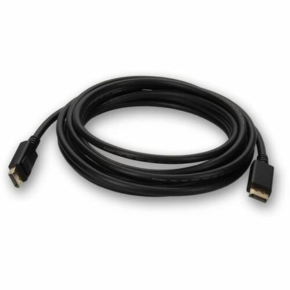 AddOn 15ft DisplayPort Male 1.4 to DisplayPort 1.4 Male Black Adapter Cable