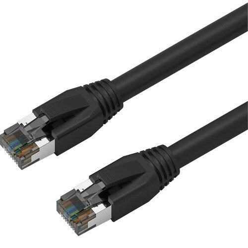 Axiom Memory Axiom 3FT CAT8 2000mhz S/FTP Shielded Patch Cable Snagless Boot (Black)