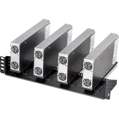 TRENDnet TI-R4U, châssis vertical d'alimentation industrielle à montage en rack 19" pour TI-