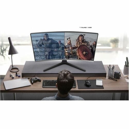 32 1500R CURVED FHD 16 9 DARK BLUE GREY MNTR W  4MS (GTG)  75HZ