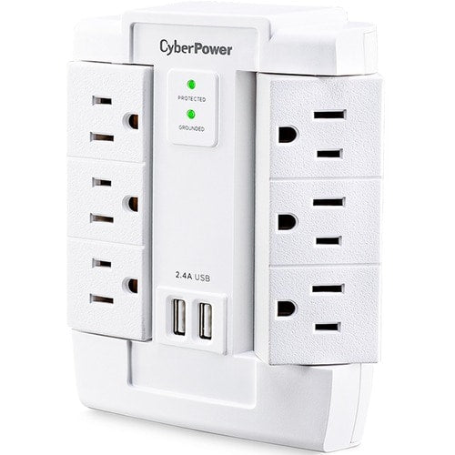 Cyber Power CyberPower MP1028WW 6-Outlet Surge Suppressor/Protector -