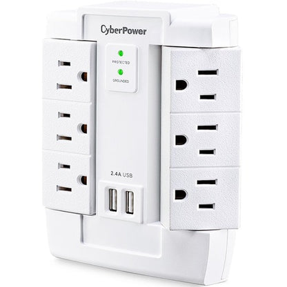 Cyber Power CyberPower MP1028WW 6-Outlet Surge Suppressor/Protector -