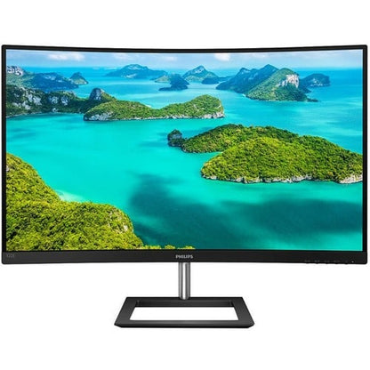 Philips 322E1C 32\" Class Full HD Curved Screen LCD Monitor - 16:9 - Textured Black