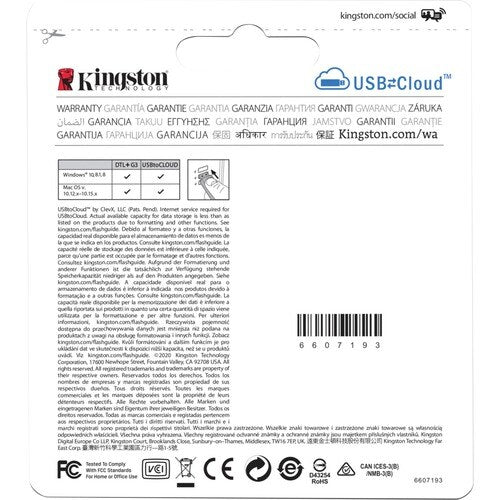128GB 3.0 DTLPG3 W/HARDWARE ENCRYPTION USB TO CLOUD