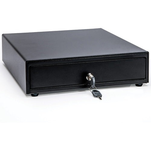 Cajón de efectivo Star Micronics CD4-1616 Choice, negro, 16 de ancho x 16 de profundidad, 5 billetes y 8 monedas - Impreso