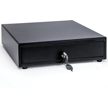 Cajón de efectivo Star Micronics CD4-1616 Choice, negro, 16 de ancho x 16 de profundidad, 5 billetes y 8 monedas - Impreso