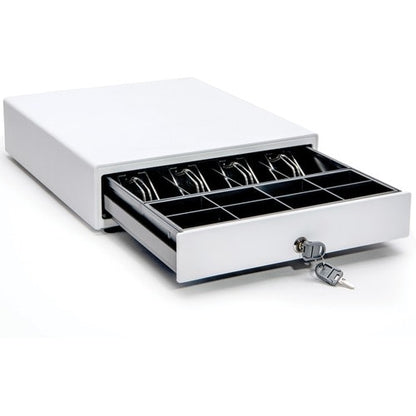 Star Micronics CD4-1416 Choice Cash Drawer, White, 14Wx16D, 4Bill-8Coin - Printe