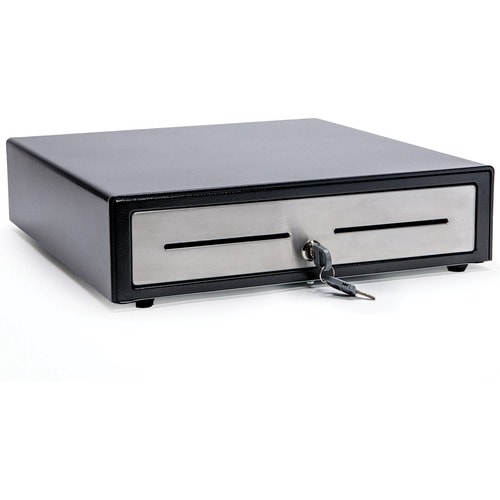 Star Micronics CD4-1416 Choice Cash Drawer, Black, 14Wx16D, Stainless Steel Draw
