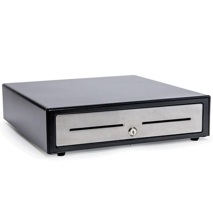 Star Micronics CD4-1416 Choice Cash Drawer, Black, 14Wx16D, Stainless Steel Draw