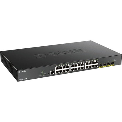 Switch PoE Gigabit de 24 puertos + 4 SFP+ 10G de 370 W y 6 kV