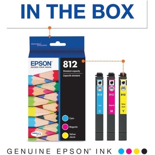 Imprimante à jet d'encre Epson DURABrite Ultra T812 à rendement standard d'origine