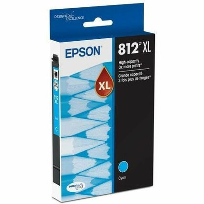 CARTOUCHE D'ENCRE CYAN HAUTE CAPACITÉ T812 AVEC SENSORMATIC