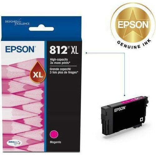 CARTOUCHE D'ENCRE MAGENTA HAUTE CAPACITÉ T812 AVEC SENSORMATIC