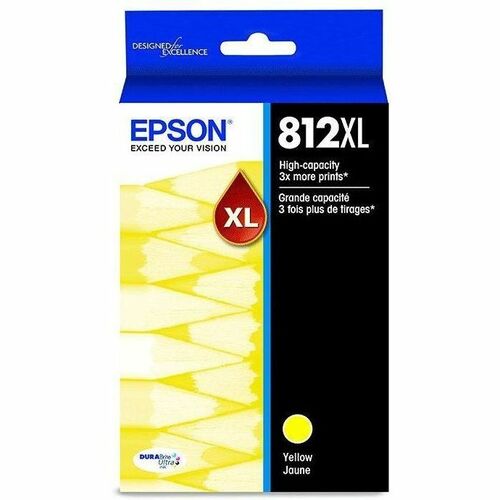 T812 CARTUCHO DE TINTA AMARILLA DE ALTA CAPACIDAD CON SENSORMATIC